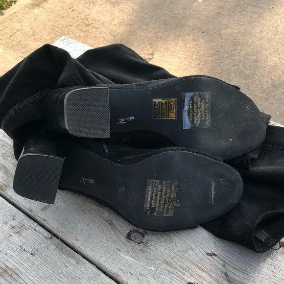 Jeffrey Campbell OTK Boots 8.5 Sandals Thigh High - Picture 13 of 13